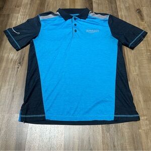 Amazon Employee Polo Shirt Delivery Reflective Blue Size S